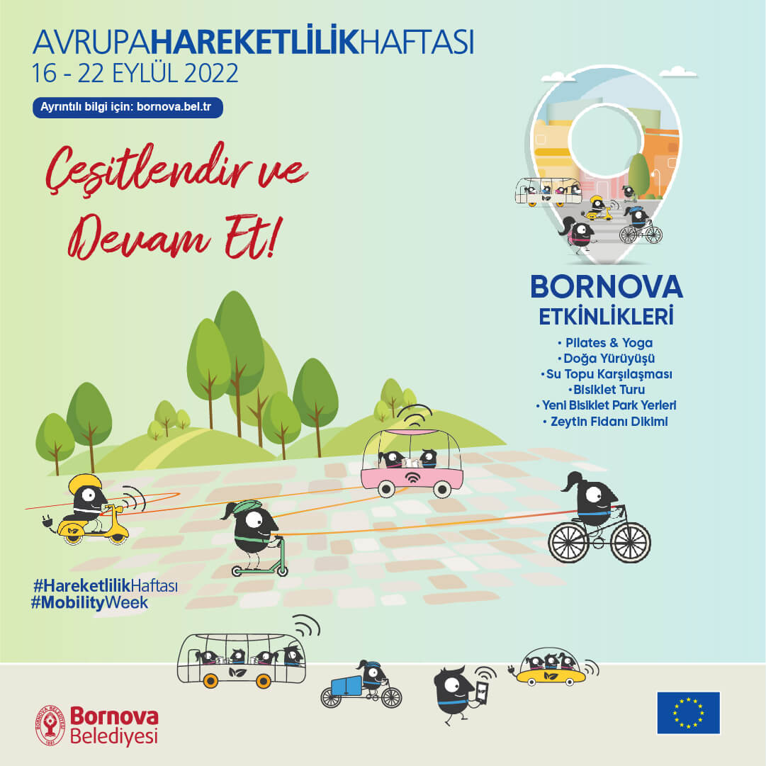 Avrupa Hareket Haftası etkinlikleri Bornova’da kutlanacak