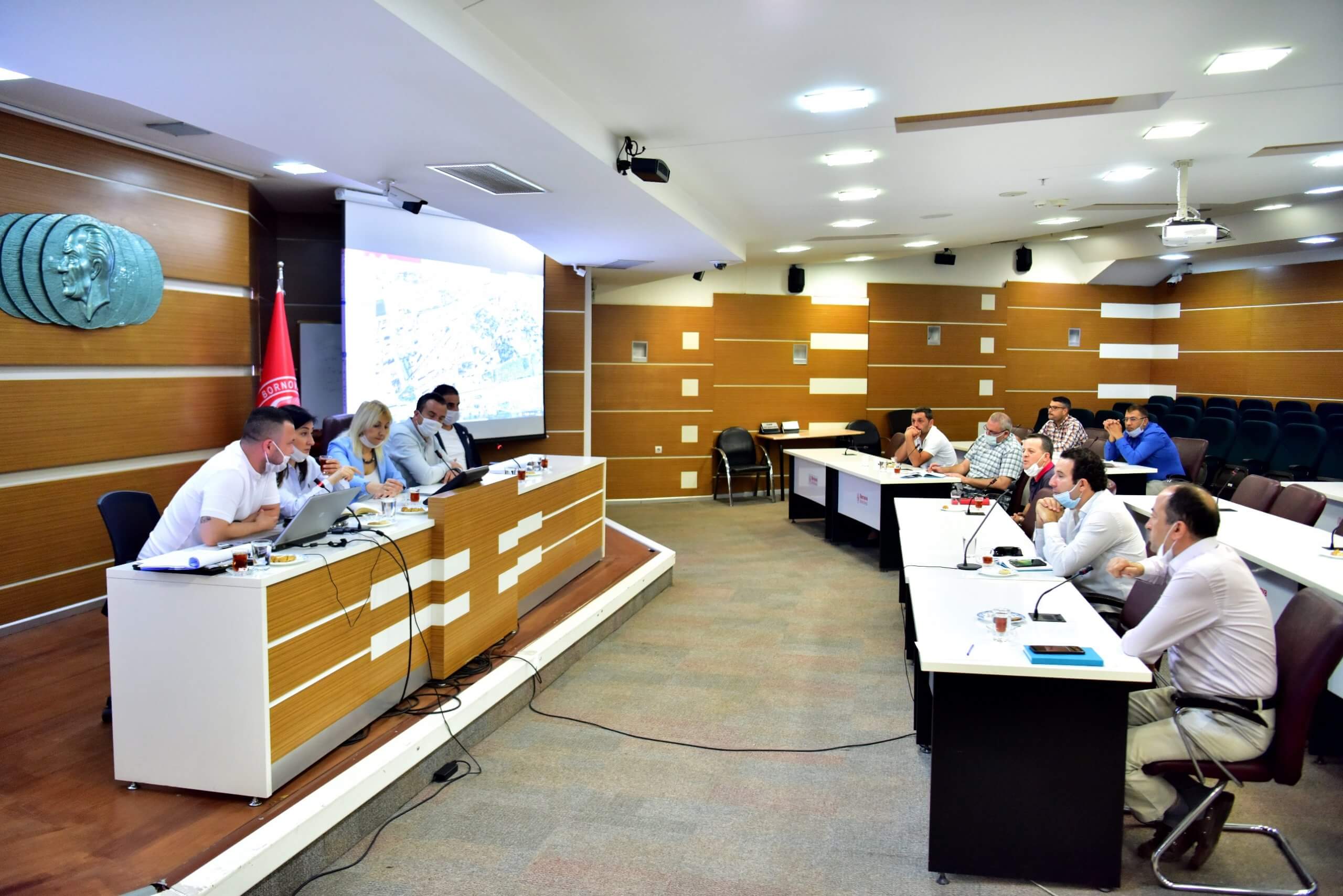 İzmir Büyükşehir Belediyesi Altyapı Koordinasyon Merkezi(AYKOME) Bornova’da toplandı.